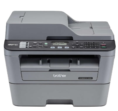 Brother MFC L2701DW Wi-Fi Auto Duplex Laser Printer with 30 PPM Print Speed, Multifunction Print Scan Copy Fax, ADF, 2 in 1 ID Copy Button, 2-line LCD Display, 250 Sheets Tray