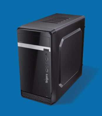 FINGERS Ascend C3 Micro ATX Cabinet with SMPS FRONT USB 2.0 Ports & Audio Jack