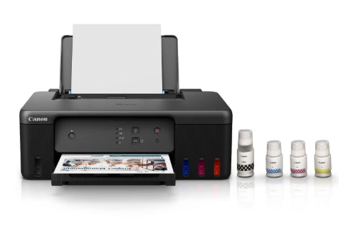 Canon PIXMA MegaTank G1730 Single Function (Print only) Inktank Color Printer with Small Size Ink Bottles for Home/Office