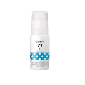 Canon GI-71 C Ink Bottle, Cyan, Regular Compatible with Canon G1020 /G2020/ G2020 / G2021/G2060 /G3020 /G3020 NV/ G2021 / G3060