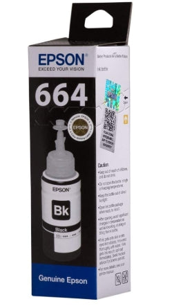 Epson T664 70 ml for L360/L350/L380/L100/L200/L565/L555/L130/L1300 Black Ink Bottle