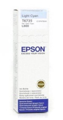 Epson T6735 Light Cyan Ink Container (Cyan) Compatible Printers : L 800/L 805/L 810/L 850/L 1800