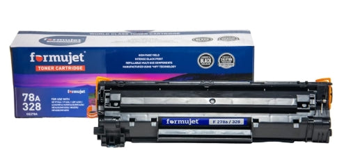 Formujet 78A Toner Cartridge CE278A Replacement for HP 78A Cartridge Compatible for HP Laser Printers P1560, P1566, P1606, M1536DN etc - Black