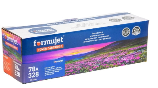 Formujet 78A Toner Cartridge CE278A Replacement for HP 78A Cartridge Compatible for HP Laser Printers P1560, P1566, P1606, M1536DN etc - Black