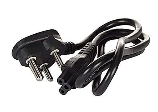 HP Blue Pin Original Laptop Charger 19.5 V 3.33 A 65 W Adapter (Fit with 3 Pin Power Cable)- Black
