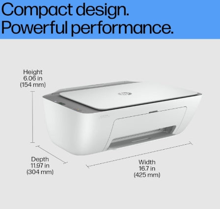 HP Ink Advantage 2776 Colour Home Inkjet Printers, Wireless Copy, Scan, Dual Band WiFi, USB, Simple Setup Smart App, Ideal for Home.