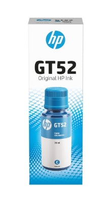 HP GT52 70-ML Cyan Original Ink Bottle  for HP 315, 316, 319, 416,500, 515, 525, 516, 530, 580, 585