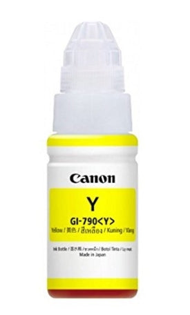 Canon GI-790 Yellow Original Ink Bottle Pixma G1000, G2000, G3000 Printers