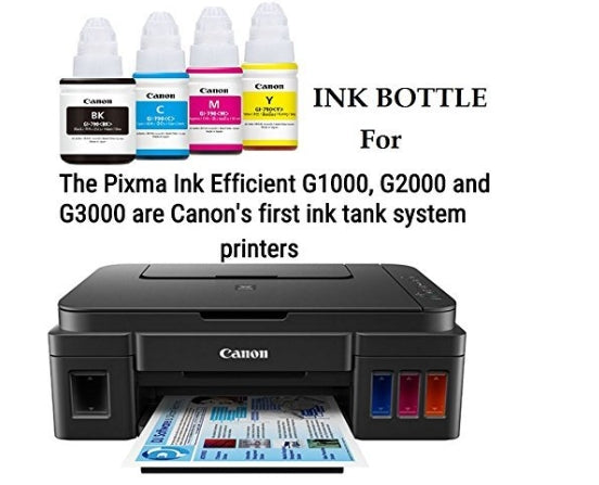 Canon GI-790 Yellow Original Ink Bottle Pixma G1000, G2000, G3000 Printers