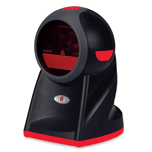 iBall Omni 20, Plug n Play USB 2.0,Omni-Directional Barcode Scanner, Advanced Decoding Technology, Durable, Decodes 1D Barcodes Quickly, Black