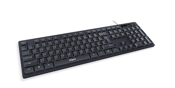 FINGERS ButterClicks Wired Multimedia Keyboard (Compatible with Windows, macOS, Linux | 12 Quick Soft-Touch Media Controls | 104 Keys