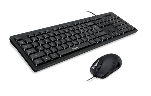 FINGERS Marvel Combo With Wired Mouse & Wired USB Standard Keyboard Compatible with Desktop, Laptop, Tablet, iPad, Mac