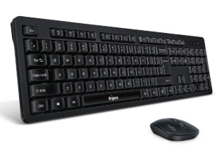 FINGERS StellarCombo Wireless Keyboard and Mouse Combo Set (2.4 GHz Wireless Technology with USB Nano Receiver | 12 Quick Soft-Touch Media Controls for Instant Access & Rupee Key)