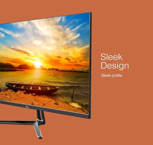 FINGERS Satin-2722 LED IPS Monitor (27 Screen Size, 1920 x 1080 IPS FHD Resolution, Low Power Consumption, Anti-Glare Screen Display, HDMI + VGA 100Hz Refresh rate 3yr Warranty