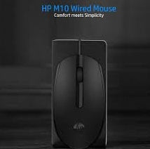 HP MOUSE M10 WIRED - BLACK