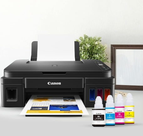 Canon PIXMA MegaTank G2010 All-in-One Ink Tank Colour Printer With Print, Scan & Copy