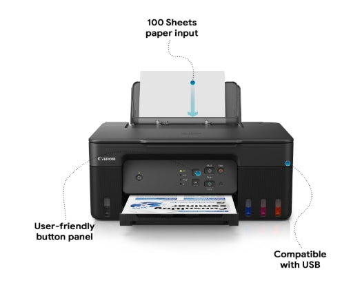 Canon PIXMA MegaTank G2730 All-in-One (Print, Scan, Copy) Inktank Colour Printer with 2 Years Standard Warranty