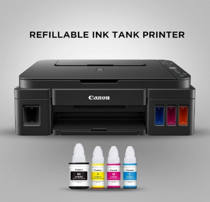 Canon PIXMA MegaTank G3010 All-in-One Ink Tank Color Printer with Wi-FI, Print , Scan & Copy