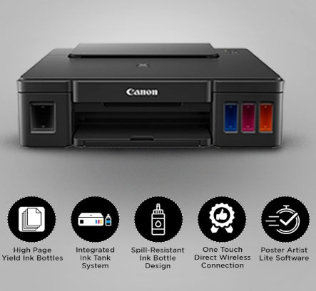 Canon PIXMA MegaTank G3010 All-in-One Ink Tank Color Printer with Wi-FI, Print , Scan & Copy