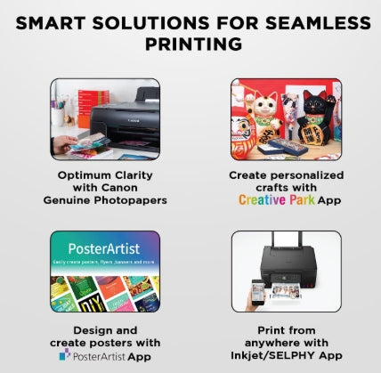 Canon PIXMA MegaTank G3730 All-in-One (Print, Scan, Copy) Wireless Inktank Colour Printer with 2 Years Warranty