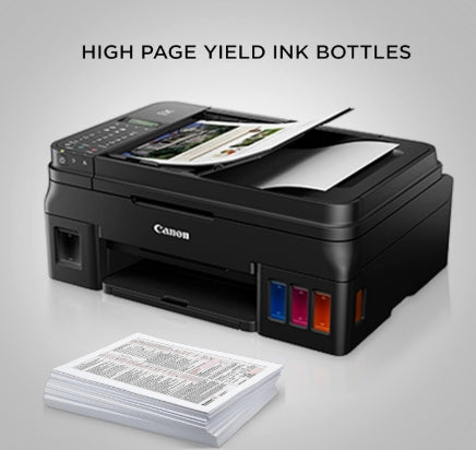 Canon PIXMA G4010 All in One ( Print,Scan,Copy ) WiFi Ink tank Colour Printer with FAX for Home/Office