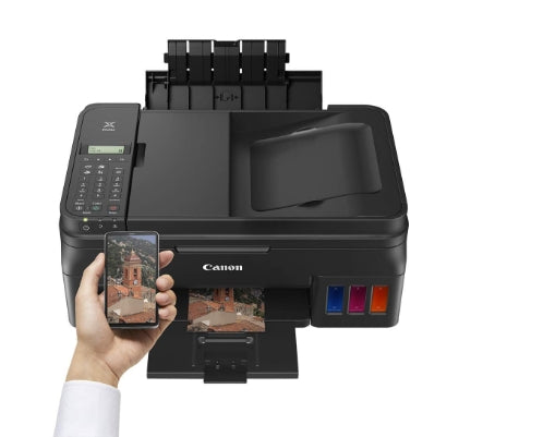Canon PIXMA G4010 All in One ( Print,Scan,Copy ) WiFi Ink tank Colour Printer with FAX for Home/Office