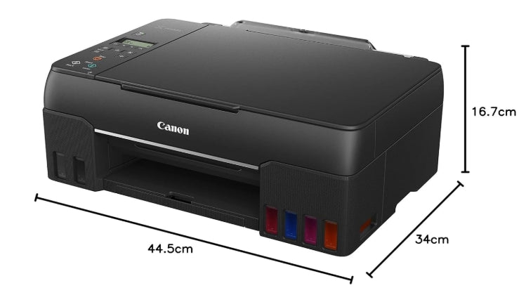 Canon PIXMA MegaTank G670 6 Colour, Print, Scan, Copy,Wi-fi High Volume Printing Photo Printer, User Replaceable Print Heads & Maintenance Cartridge