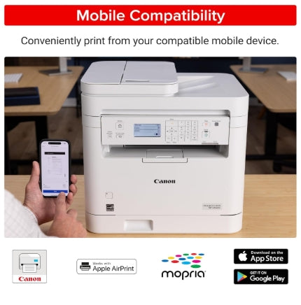 Canon imageCLASS MF284dw Wireless Black & White Laser Printer – All-in-One for Home Use, Print/Copy/Scan, 2-Sided Printing, 35 PPM, Auto Doc Feeder, Mobile Device Compatible, Starter Toner Included