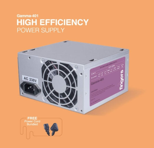FINGERS Gamma-401 High Efficiency Power Supply SMPS (450W | with 8 cm Fan)