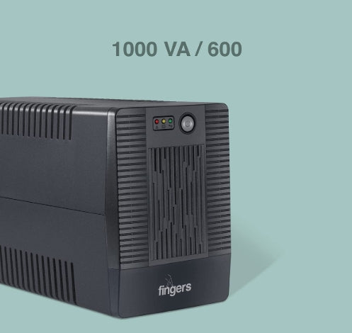 FINGERS Fast-Recharge FR-1097-4S Power Supply UPS (1000 VA / 600 W)