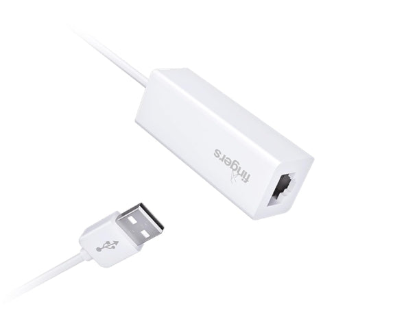 FINGERS SwiftConnect USB To Lan Fast Ethernet Adapter - 10/100 Mbps Speed Data Transfer, Hot Swap Plug-n-Play, Portable