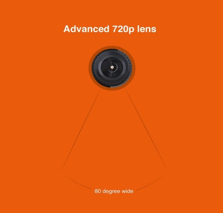 FINGERS 720 Hi-Res Webcam with 720p Wide Angle Lens and Built-in Mic for PC Desktops and Laptops - HD Video Calling & Recording with up to 1280 x 720 Pixels