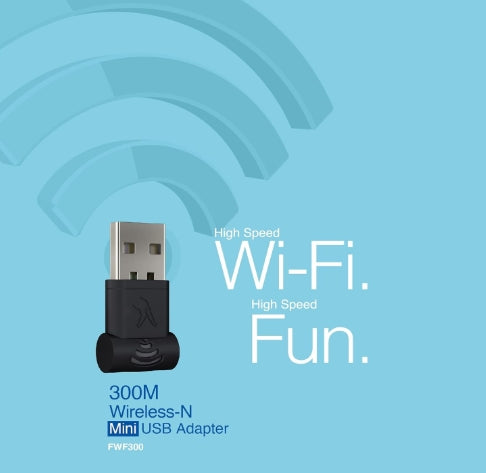 FINGERS FWF300 Wi-Fi Adapter, Wifi Dongle (Nano-Sized | High Speed and Wi-Fi Compatible with Windows, Linux, and Mac | Speed up to 300 Mbps)