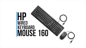 HP KM160 Wired Mouse and Keyboard with Multi-device Keyboard Compatible with Desktop, Laptop, Mac  (Black)