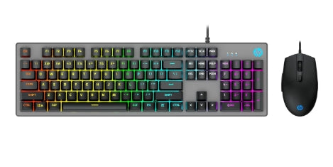HP KM300F Gaming Keyboard and Mouse Combo Set Designed for Gaming  (Black)
